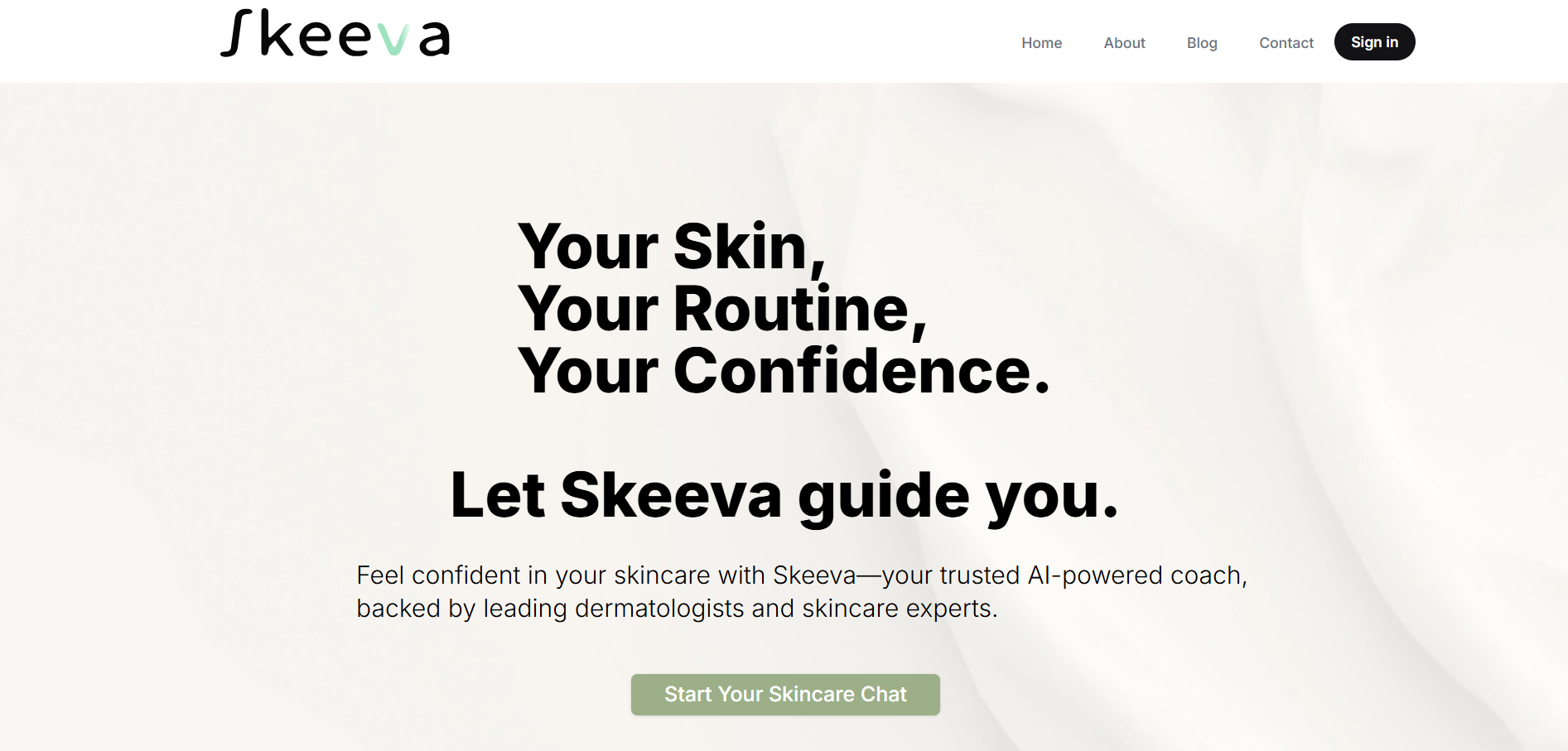 Skeeva.io – AI Skin & Face Care Assistant screenshot 3