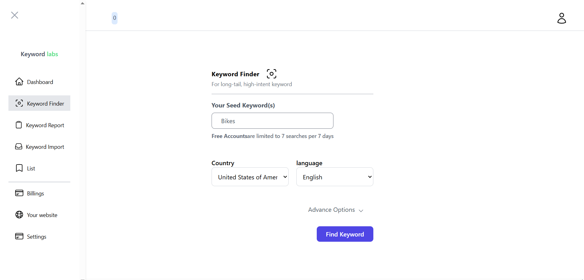 KeywordLabs.io – SEO Keyword Research Platform
